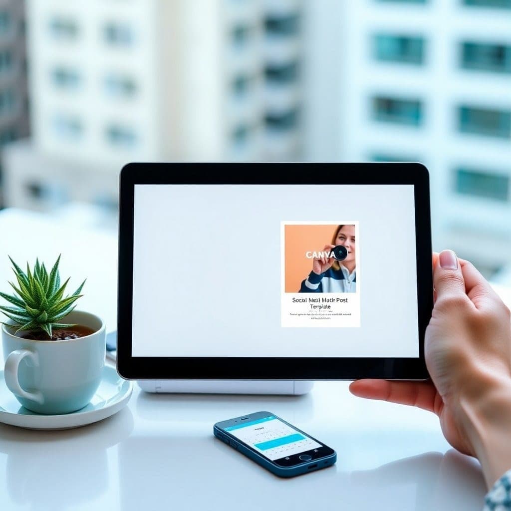 Social Media Content Calendar (Canva & Notion)