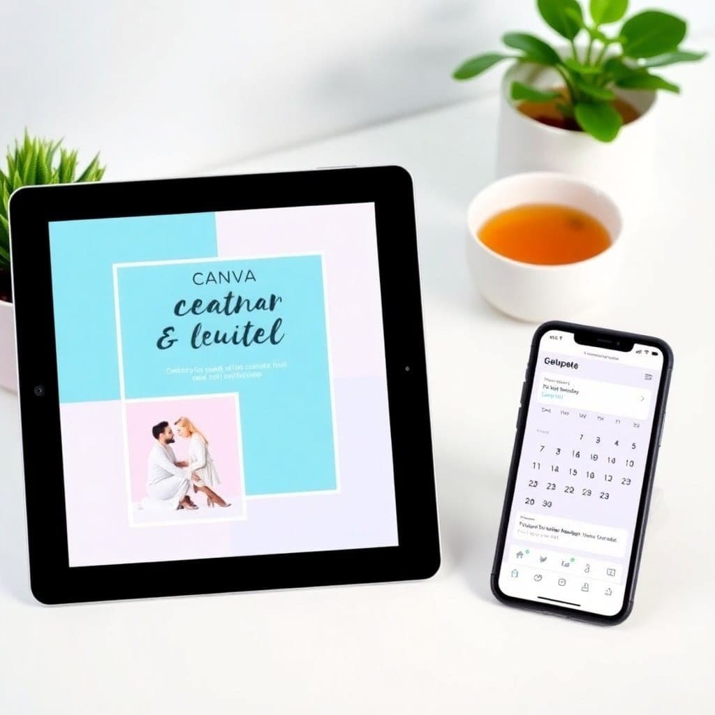 Social Media Content Calendar (Canva & Notion)